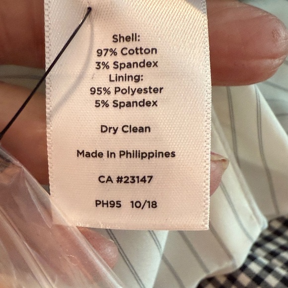 Talbots Black and White Houndstooth Suit - Picture 4 of 7